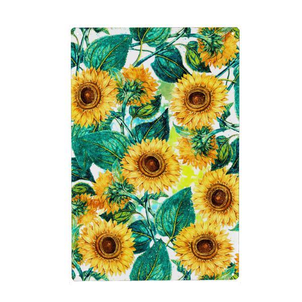 Metall Poster "Helianthus Annuus" artboxONE - Natur,Floral - Floral,Botanisch,Helianthus,Annuus,Blumen,Natur,Vinrtage,Exotisch,Retro,Dschungel