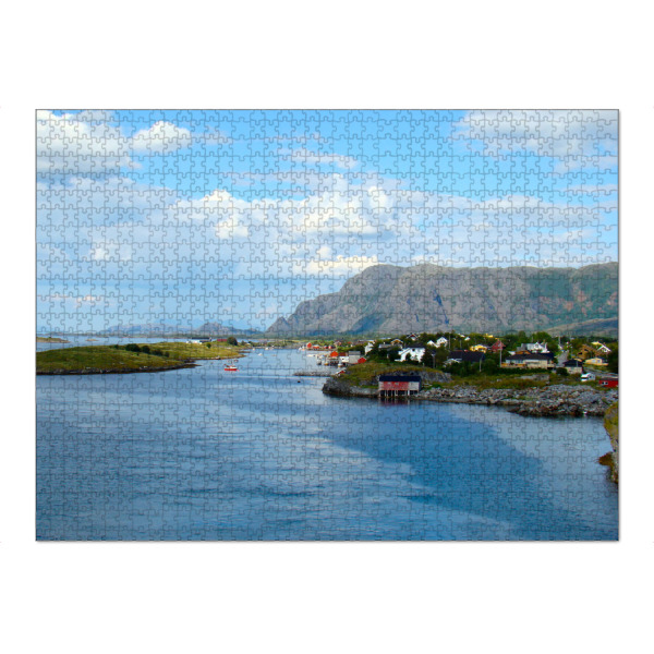 Puzzle Ravensburger "Norwegens Küste" artboxONE - Natur,Reise,Reise / Strand und Meer,Reise / Länder