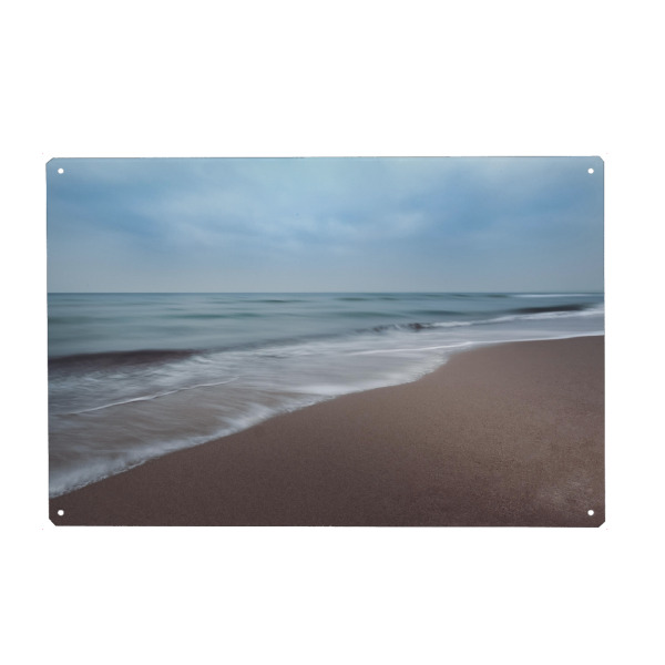 Metall Poster "Ostseestrand bei Dierhagen" artboxONE - Natur,Reise,Reise / Strand und Meer