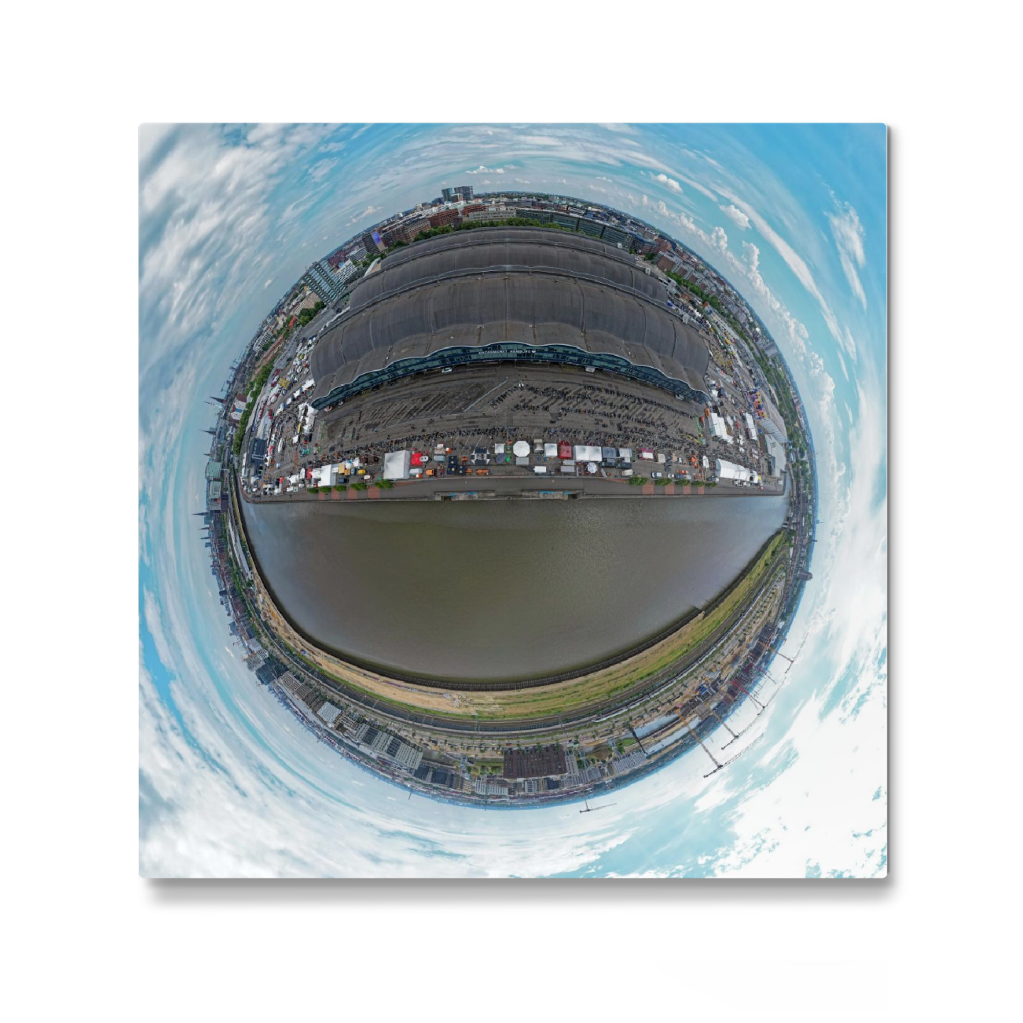 Galerie-Print "Hamburg-Großmarkt; Südseite" 30x30 cm artboxONE
