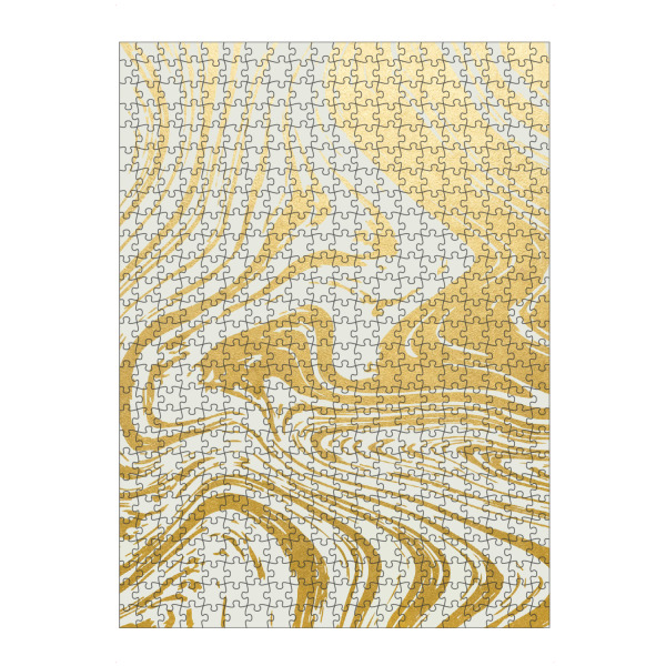 artboxONE Puzzle "Goldrausch minimale Illustration" artboxONE - Abstrakt