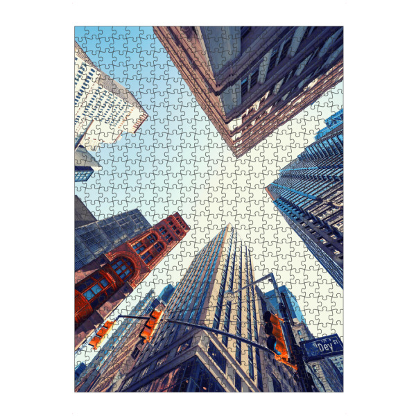 artboxONE Puzzle "Manhattan-Ecke" artboxONE - Städte,Städte / New York,Reise,Architektur,Reise / Länder