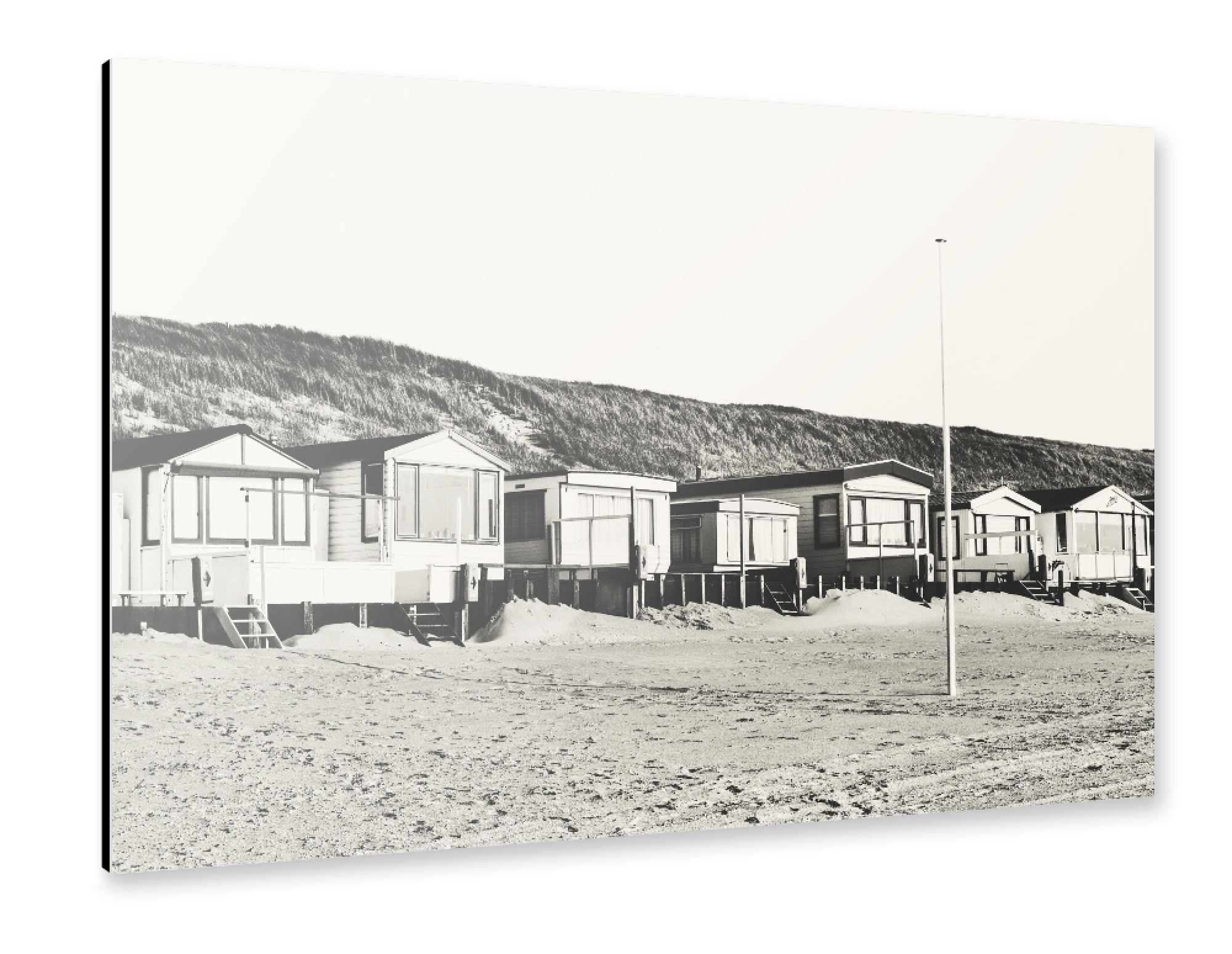 Alu-Dibond "Beach Houses" 75x50 cm artboxONE
