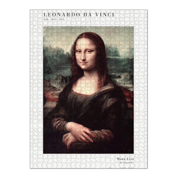 Puzzle Ravensburger "Da Vinci - Mona Lisa" artboxONE - Menschen
