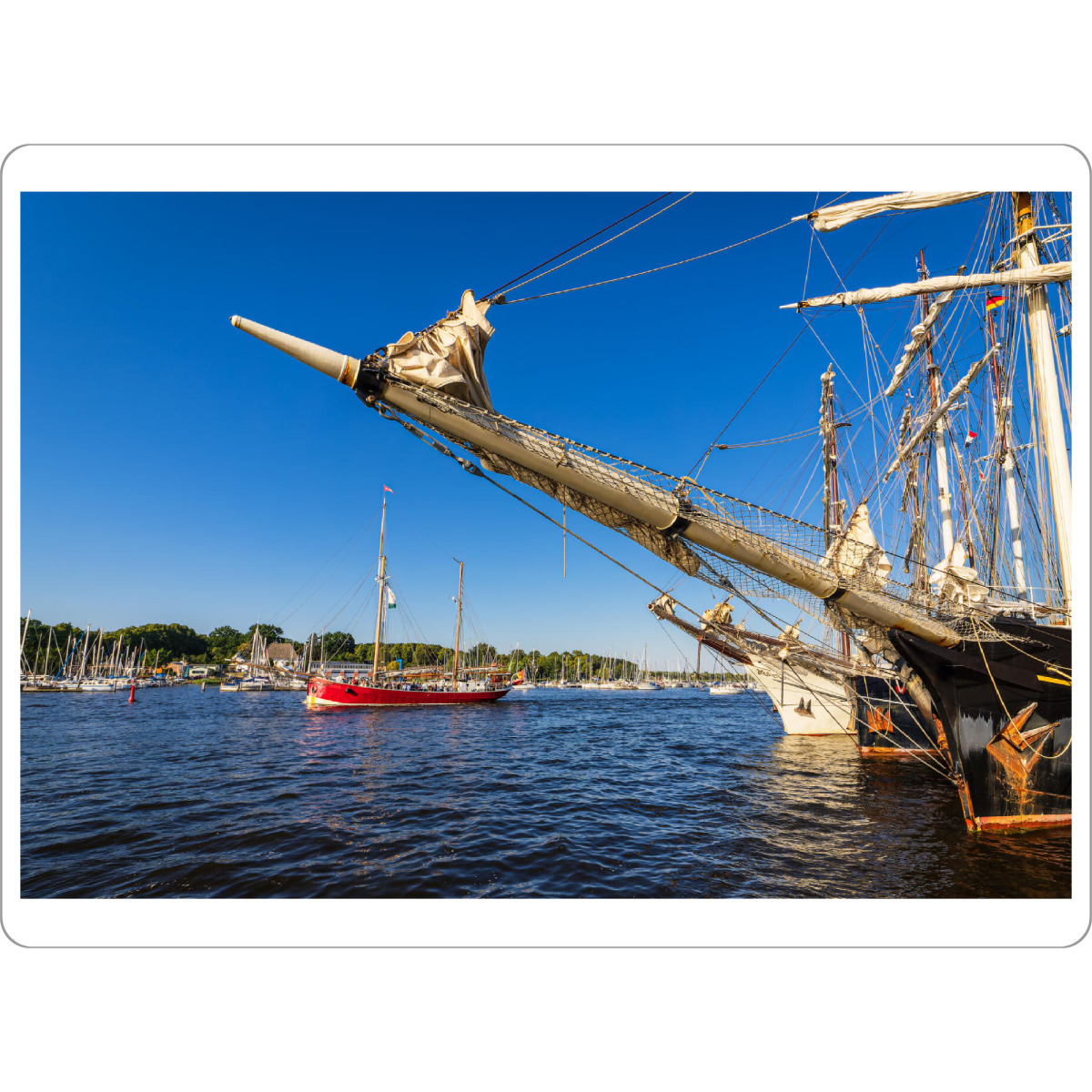 Tischset "Warnow, Windjammer, Himmel" artboxONE - Natur,Reise