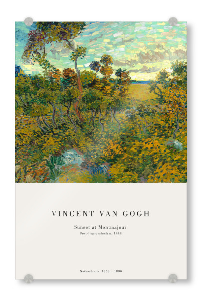 Acrylglasbild "Van Gogh - Montmajour" artboxONE - Natur