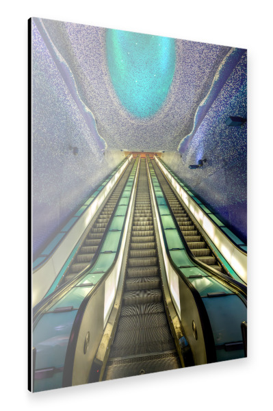 Alu-Dibond "Funkelnde U-Bahn" 30x20 cm artboxONE