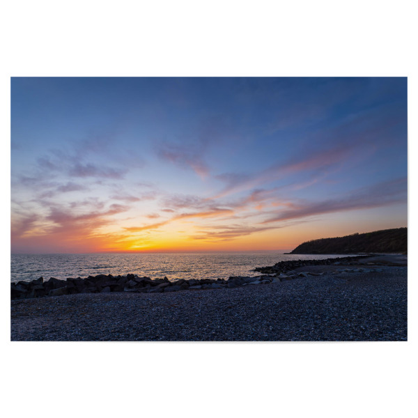 Poster "Strand mit Sonnenuntergang" artboxONE - Natur,Reise,Reise / Strand und Meer