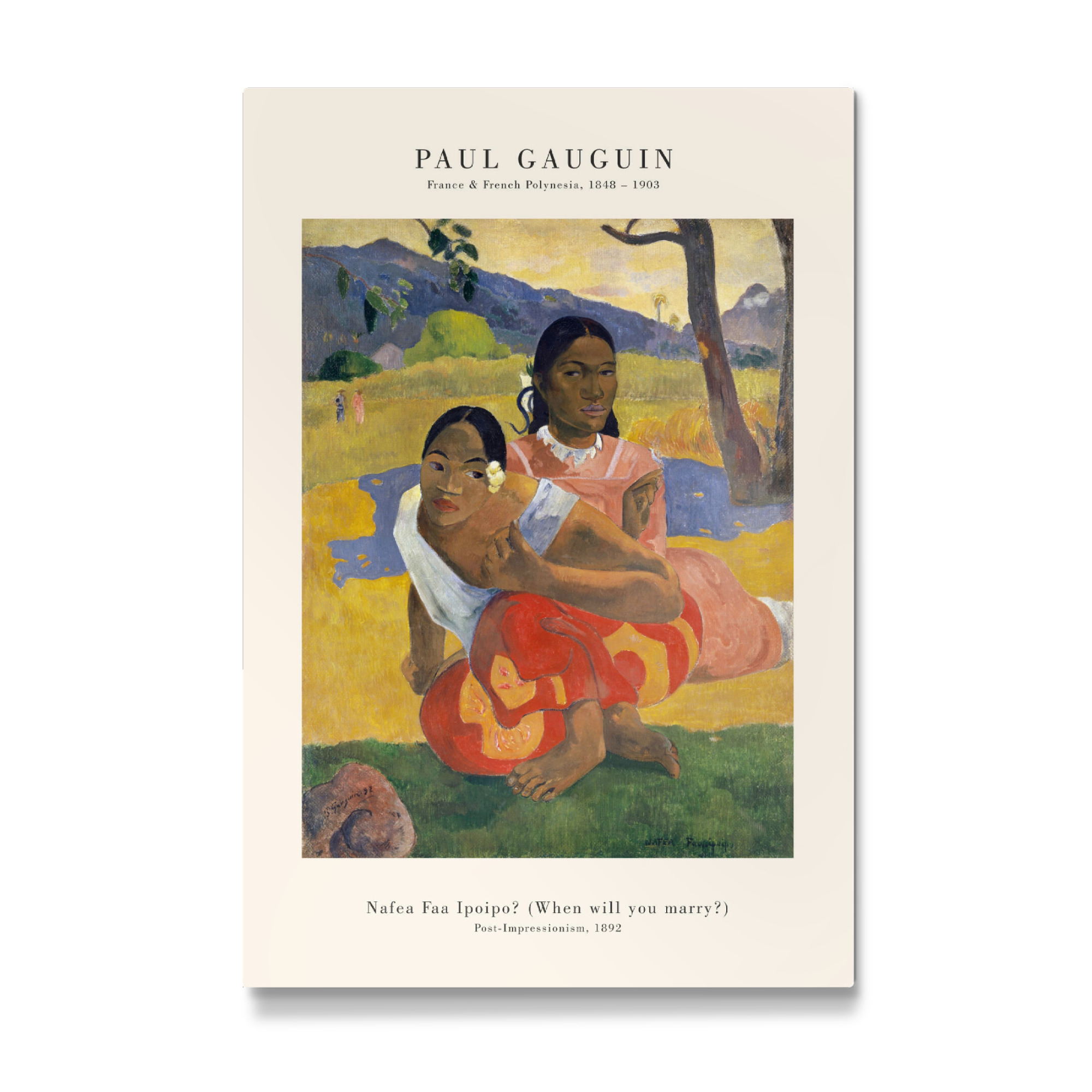 Galerie-Print "Gauguin - Nafea Faa Ipoipo" 75x50 cm artboxONE