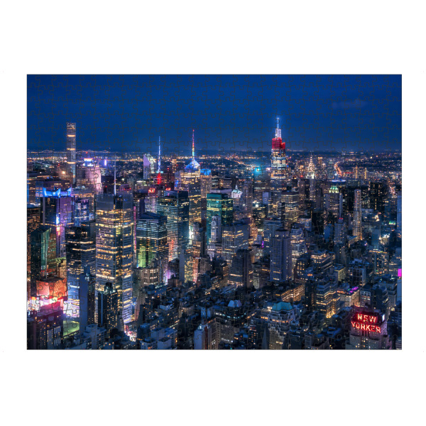artboxONE Puzzle "Manhattan in der Abenddämmerung" artboxONE - Städte,Städte / New York,Reise,Architektur,Reise / Länder