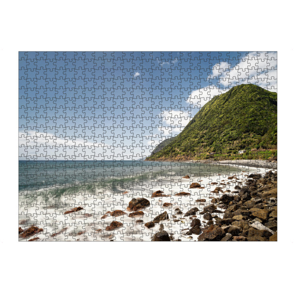 Puzzle Ravensburger "Küstenblick mit Welle" artboxONE - Natur,Reise,Reise / Strand und Meer