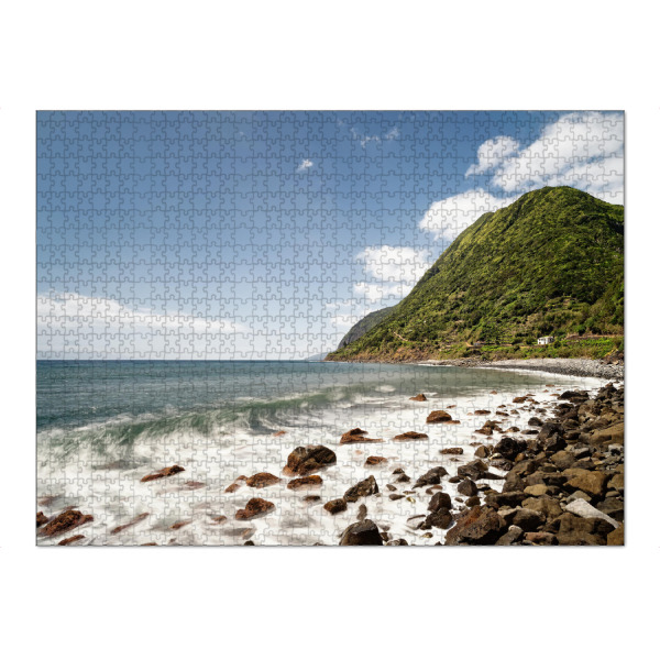 Puzzle Ravensburger "Küstenblick mit Welle" artboxONE - Natur,Reise,Reise / Strand und Meer