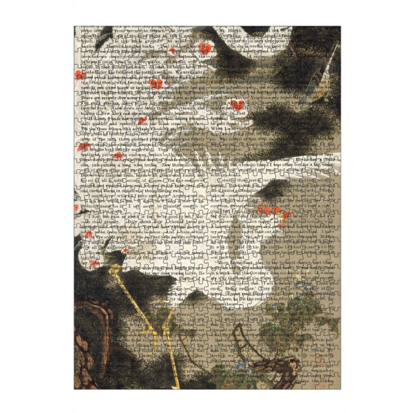 artboxONE Puzzle "Der Phönix auf Worten" artboxONE - Natur,Tiere,Fiktion