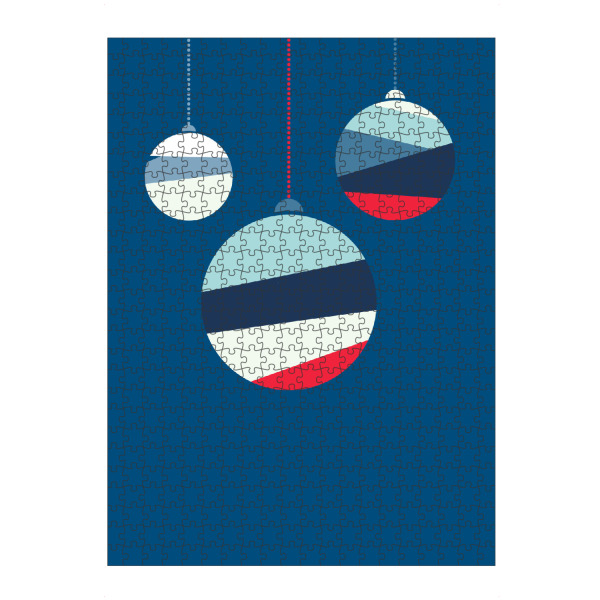 artboxONE Puzzle "Bunte Weihnachtskugeln" artboxONE - Weihnachten - Kugeln,Weihnachten,Weihnachtskugeln,Bunt,Feier,Fest,Weihnachtsbaum