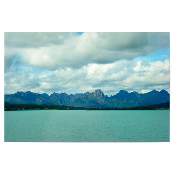 Poster "Norwegen - Wasser und Himmel" artboxONE - Natur,Reise,Reise / Strand und Meer,Reise / Länder
