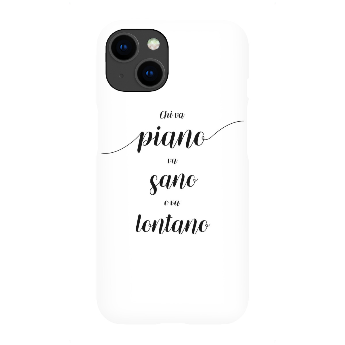 iPhone "Langsam, aber sicher - Italienisch" Premium-Case Handyhülle artboxONE