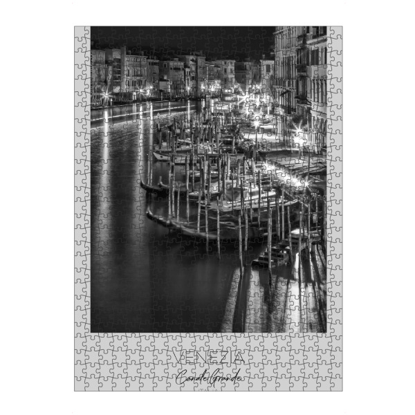 Puzzle Ravensburger "Im Fokus: VENEDIG Canal Grande" artboxONE - Schwarzweiß,Architektur,Städte / Venedig