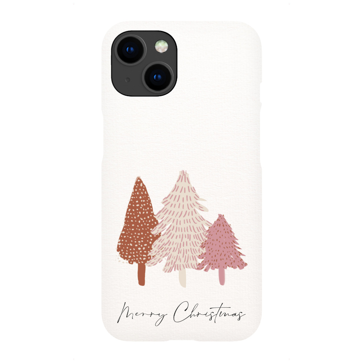 "Bunte Weihnachtsbäume"für iPhone - Premium-Case Handyhülle artboxONE