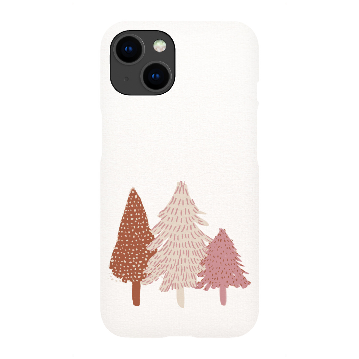 iPhone "Bunte Tannen" Premium-Case Handyhülle artboxONE