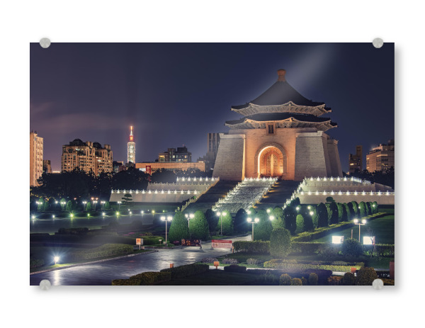 Acrylglasbild "Chiang-Kai-shek-Gedächtnishalle" artboxONE - Städte,Reise,Architektur,Reise / Asien,Reise / Länder