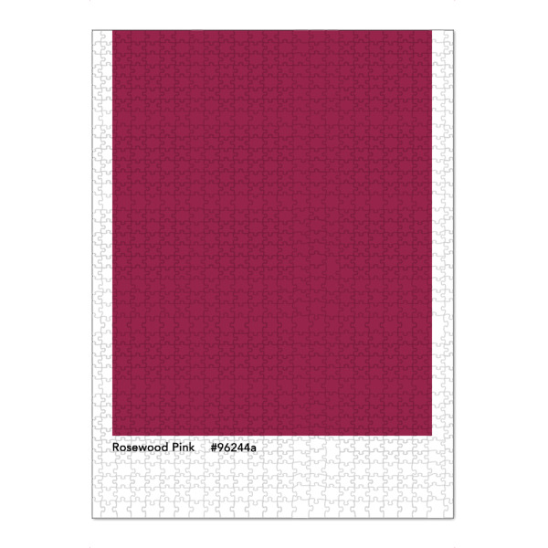 Puzzle Ravensburger "Rosewood Pink" artboxONE - Typografie,Abstrakt - Rosewood pink,Pink,Farbe,Farbcode,Shade,Minimalistisch - Bild rosewood pink