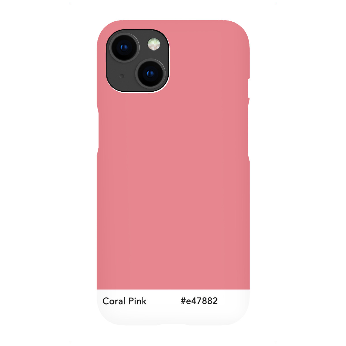 "Coral Pink"für iPhone - Premium-Case Handyhülle artboxONE
