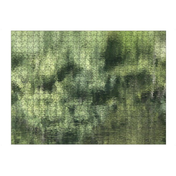 artboxONE Puzzle "Abstrakte Natur Grün und Türkis" artboxONE - Natur,Abstrakt