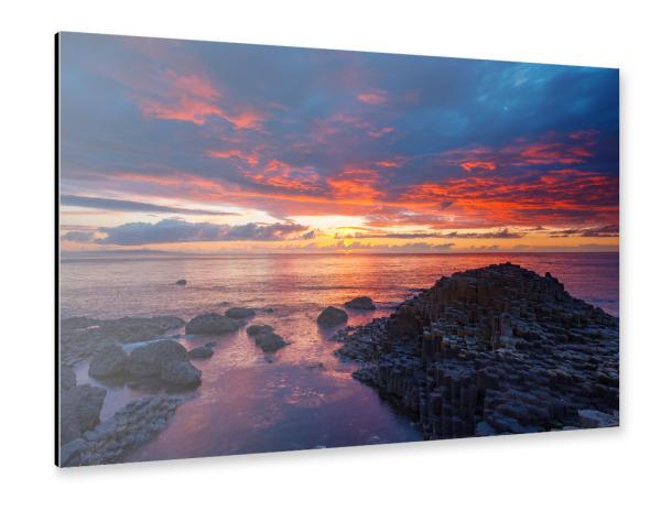 Alu-Dibond "Irlands Gaint ́s Causeway" 30x20 cm artboxONE