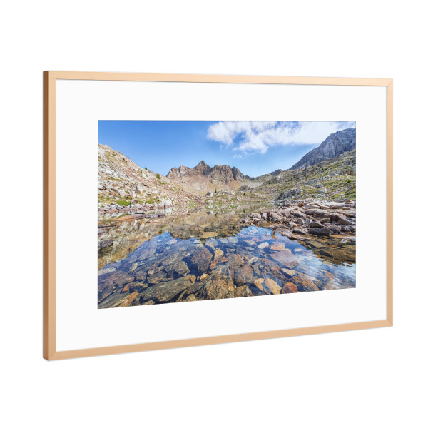 Poster mit Rahmen Kupfer "Terre-Rouge-See" artboxONE - Natur,Reise,Reise / Länder,Für Mama