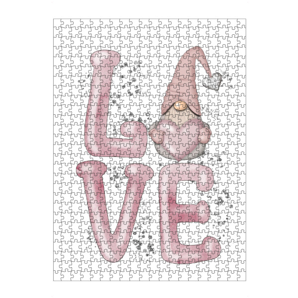 artboxONE Puzzle "Wichtel und Liebesherz | Valentin" artboxONE - Fashion,Buchstaben,Festivals,Lustig