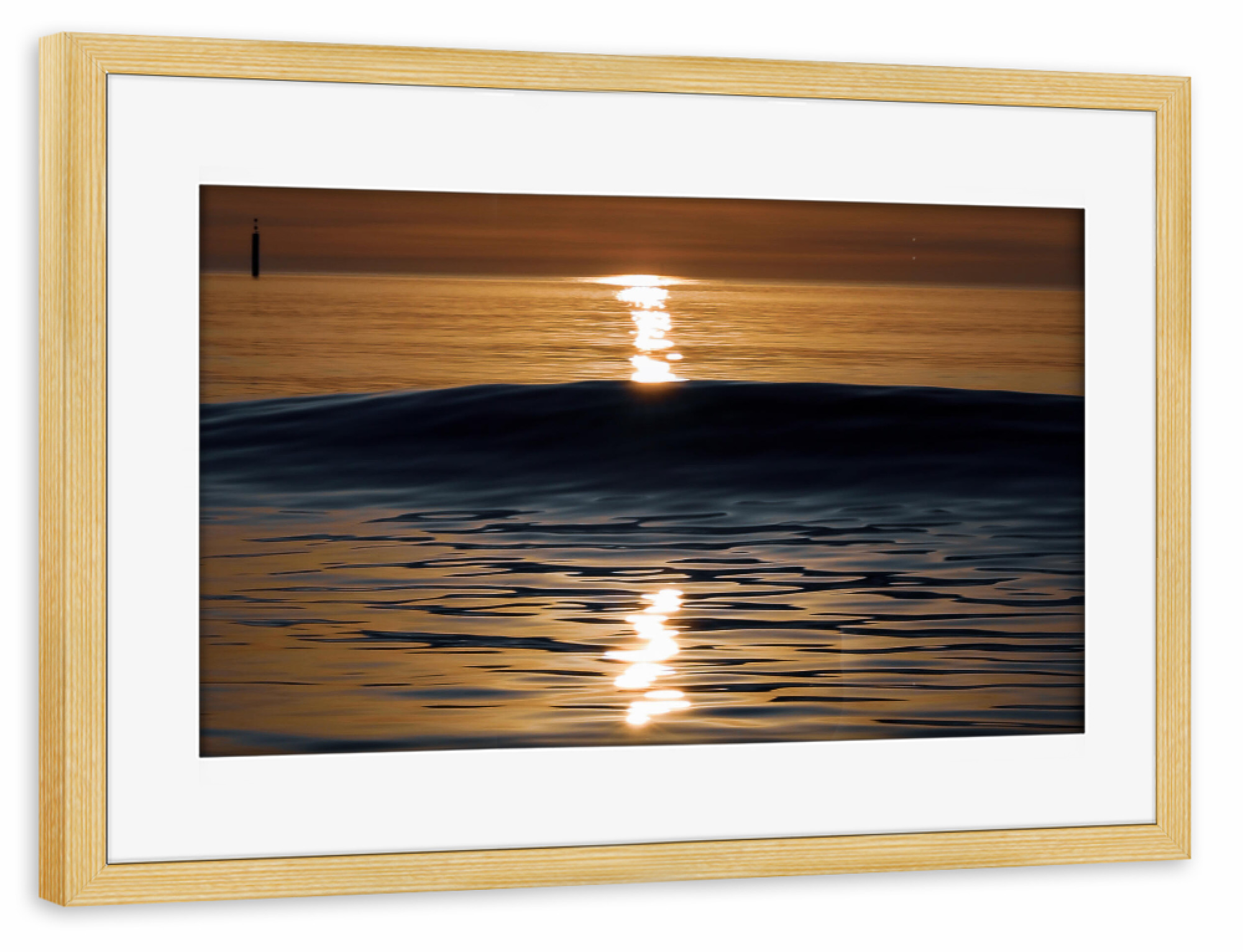 Poster mit Rahmen kiefer "Graal Müritz" artboxONE - Natur,Reise,Reise / Strand und Meer