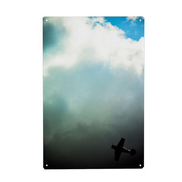 Metall Poster "Kunstflug" artboxONE - Sport