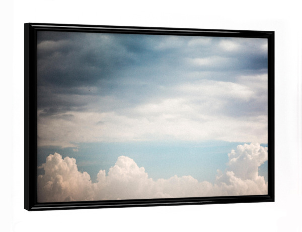 Poster mit schwarzem Rahmen "Herbstwolken" artboxONE - Natur,Reise