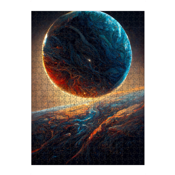 Puzzle Ravensburger "Planeten im Weltraum" artboxONE - Abstrakt,Fiktion,Galaxy
