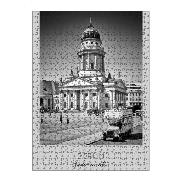 artboxONE Puzzle "Im Fokus: BERLIN Gendarmenmarkt" artboxONE - Städte / Berlin,Schwarzweiß,Architektur