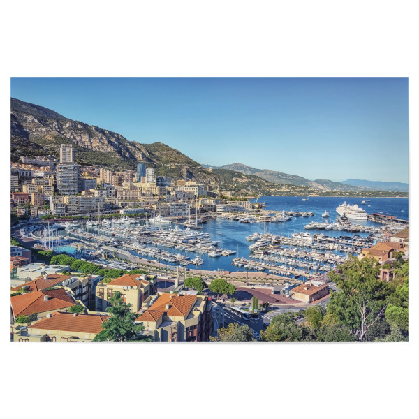 Poster "Hafen von Hercule" artboxONE - Städte,Reise,Architektur,Reise / Strand und Meer,Reise / Länder