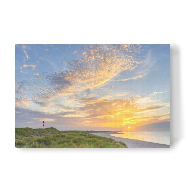 Leinwandbild "Sonnenuntergang auf Sylt" artboxONE - Natur,Reise,Reise / Strand und Meer
