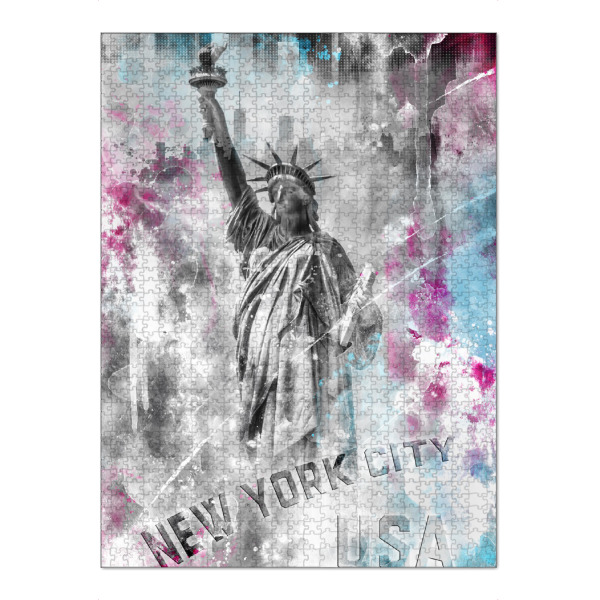 Puzzle Ravensburger "NYC POP ART Freiheitsstatue" artboxONE - Städte / New York,Abstrakt