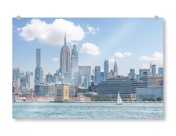Acrylglasbild "Sommer in New York" artboxONE - Städte,Städte / New York,Reise,Architektur,Reise / Länder