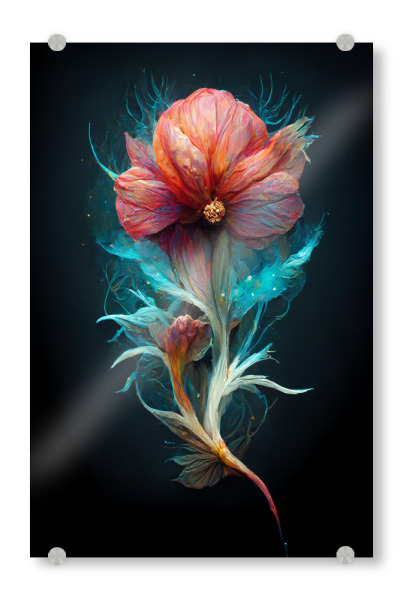 Acrylglasbild "Traum von einer Blume" artboxONE - Natur,Floral,Abstrakt,Fiktion,Für Mama