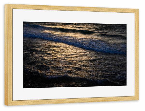 Poster mit Rahmen kiefer "Sonnenuntergang von Tel Aviv" artboxONE - Natur,Reise / Strand und Meer,Reise / Länder