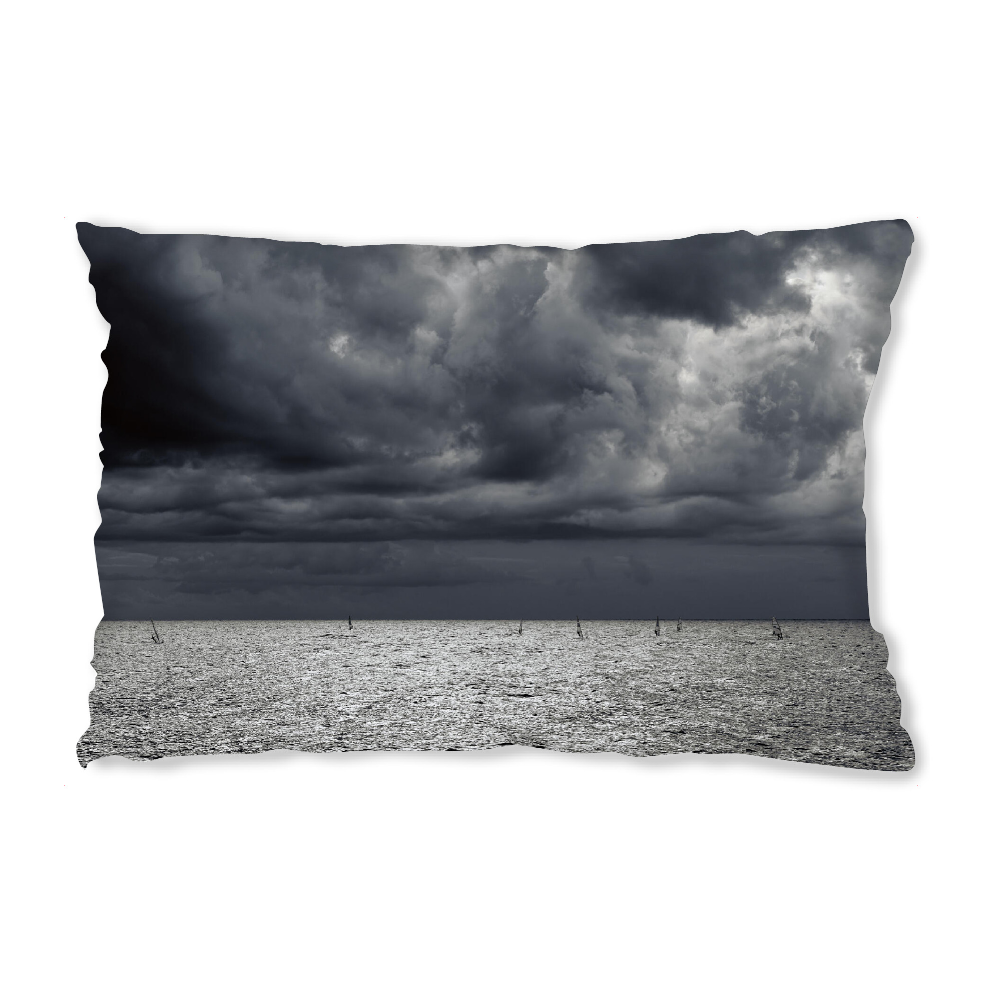 Design-Kissen "Wolken über dem Meer" artboxONE - Reise,Reise / Strand und Meer,Sport