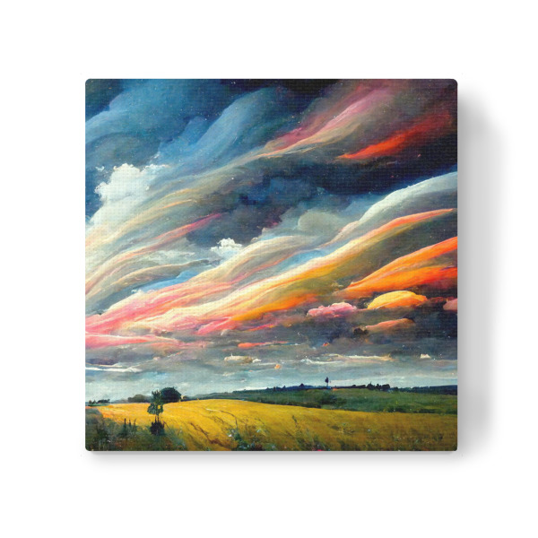 Leinwandbild "Fantasie-Himmel" artboxONE - Natur,Floral,Abstrakt,Galaxy