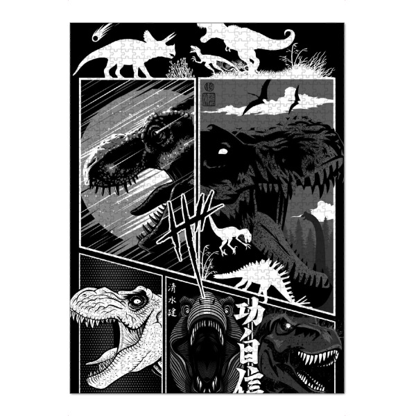 Puzzle Ravensburger "Comic-Dinosaurier Rex" artboxONE - Tiere