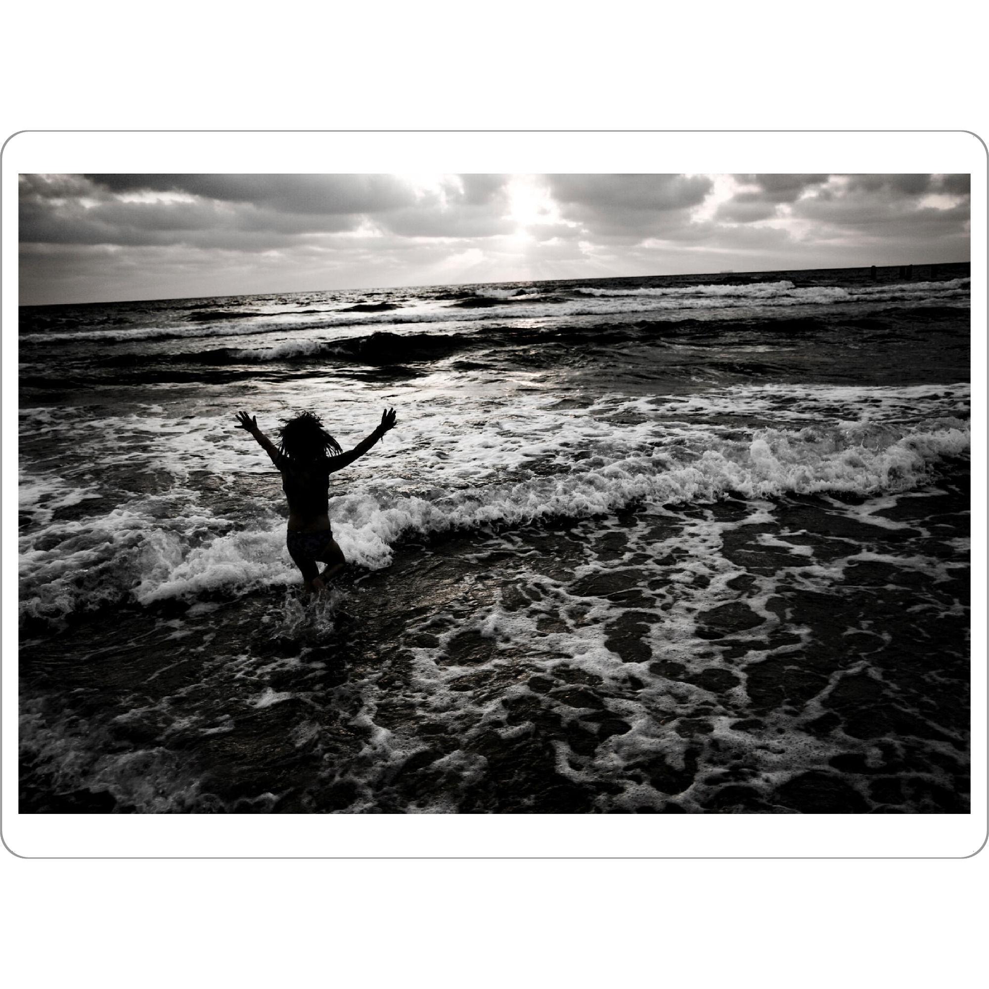 Tischset "Pure Freude" artboxONE - Natur,Für Kinder,Menschen,Reise / Strand und Meer,Reise / Länder