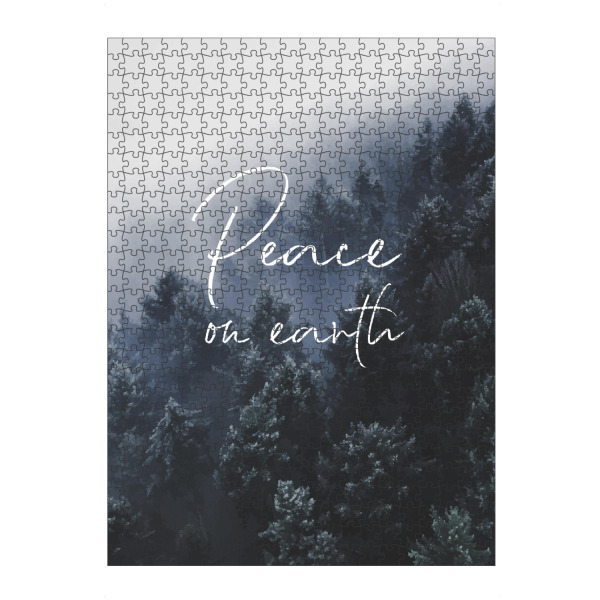 Puzzle Ravensburger "Peace on earth this X-Mas" artboxONE - Typografie,Natur,Weihnachten