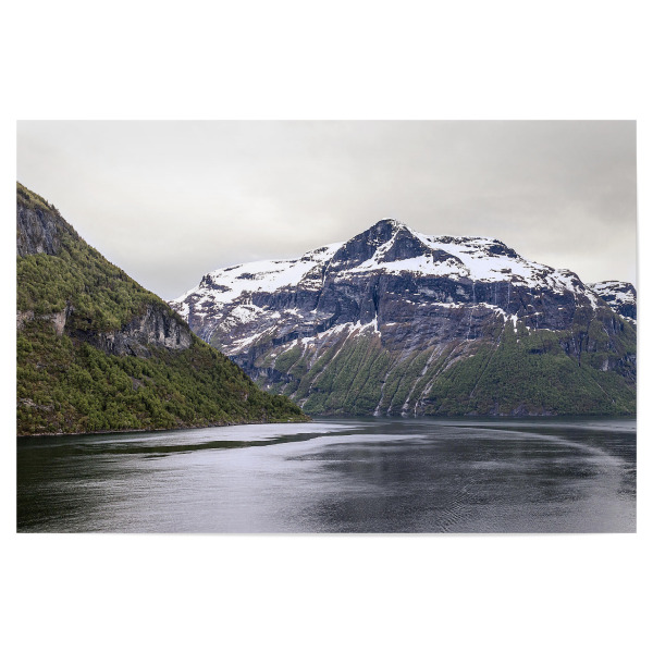 Poster "Norwegen Fjorde" artboxONE - Natur,Reise - Norwegen,Norwegische küste,Norwegen fjord,Geirangerfjord,Fjorde,Natur,Landschaft,Berge