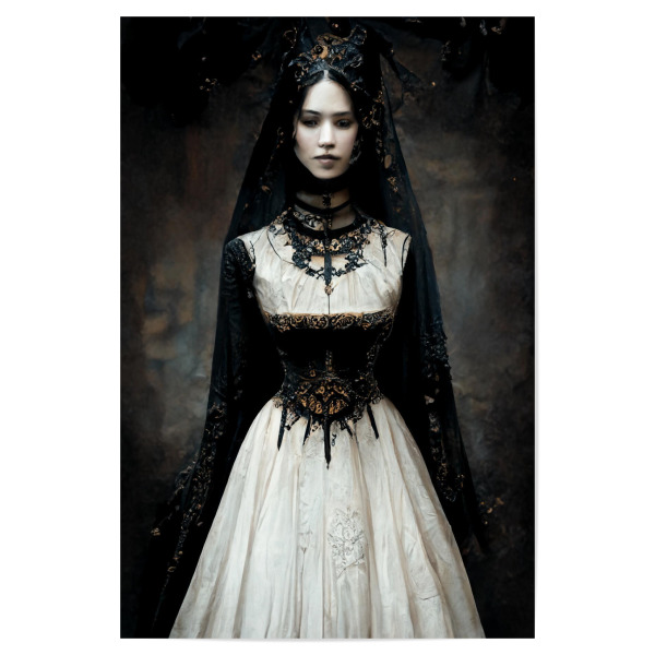 Poster "Gotische Frau" artboxONE - Abstrakt,Menschen,Fashion