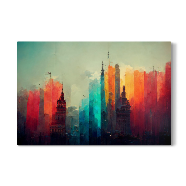 Galerie-Print "Skyline in Farben" 30x20 cm artboxONE