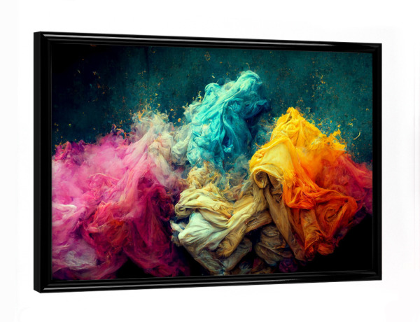 Poster mit schwarzem Rahmen "Modefarben" artboxONE - Abstrakt,Fashion